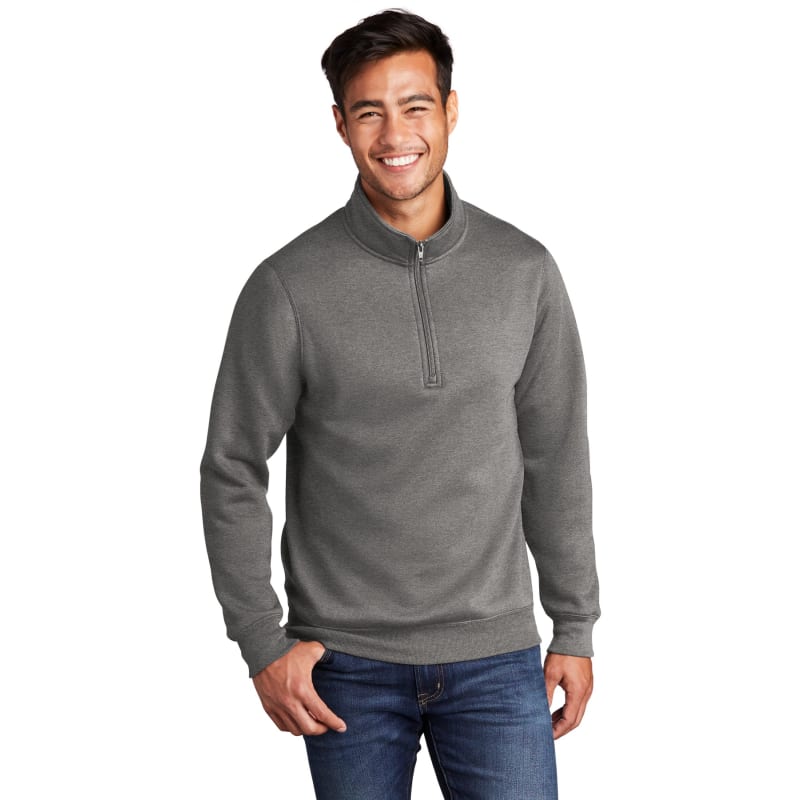 Port & Company Core Fleece 1/4-Zip Pullover Sweatshirt, custom hoodie or sweatshirt with logo imprint 46