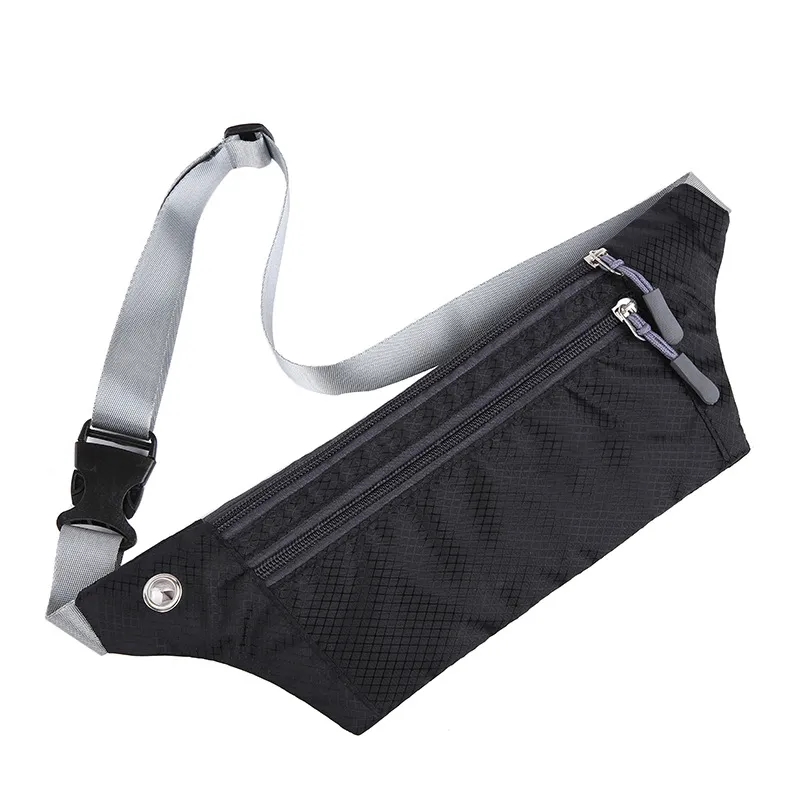 Zippers Adjustable Waist Strap Fanny Pack 11