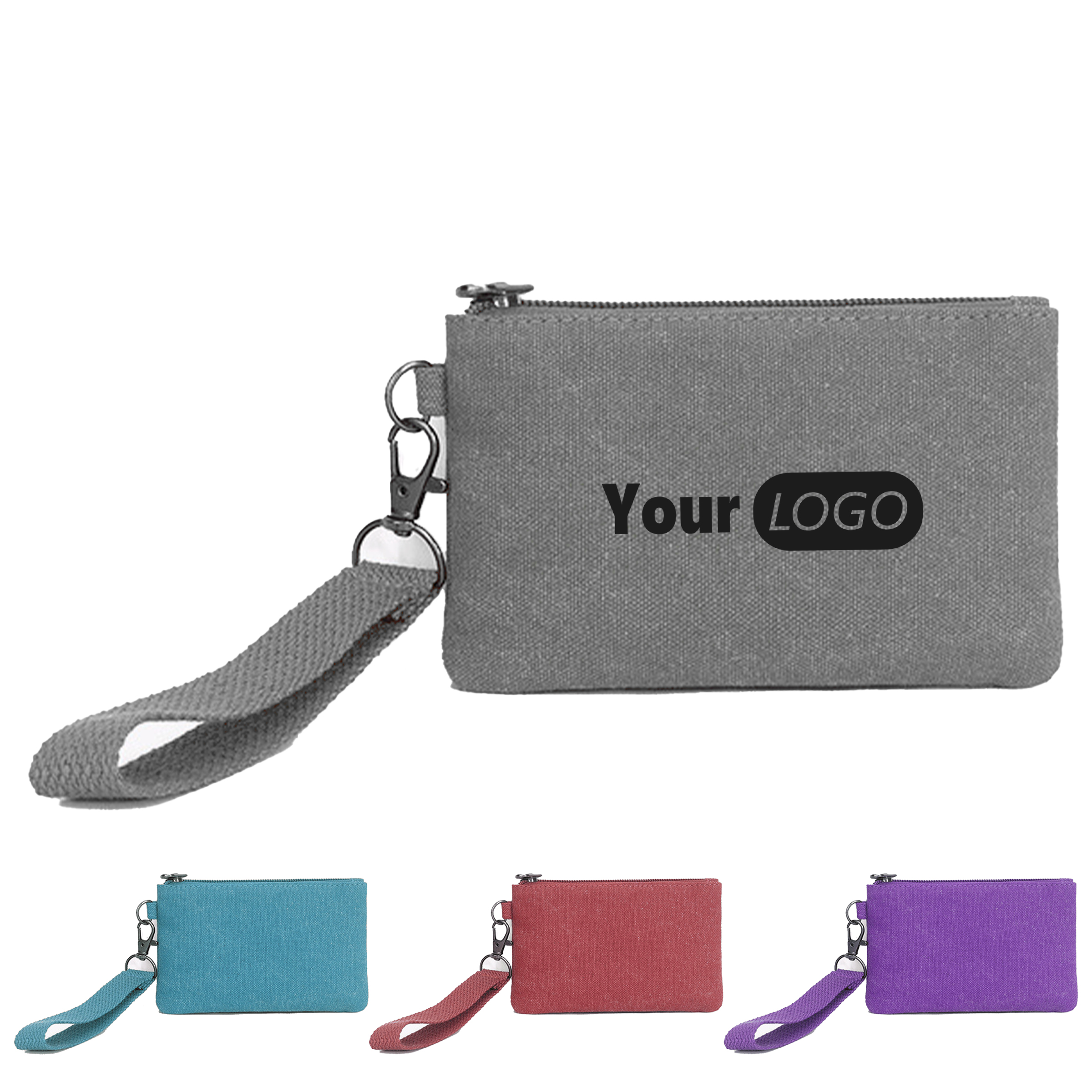 Canvas Customizable Canvas Coin Purse For Everyday Use 2