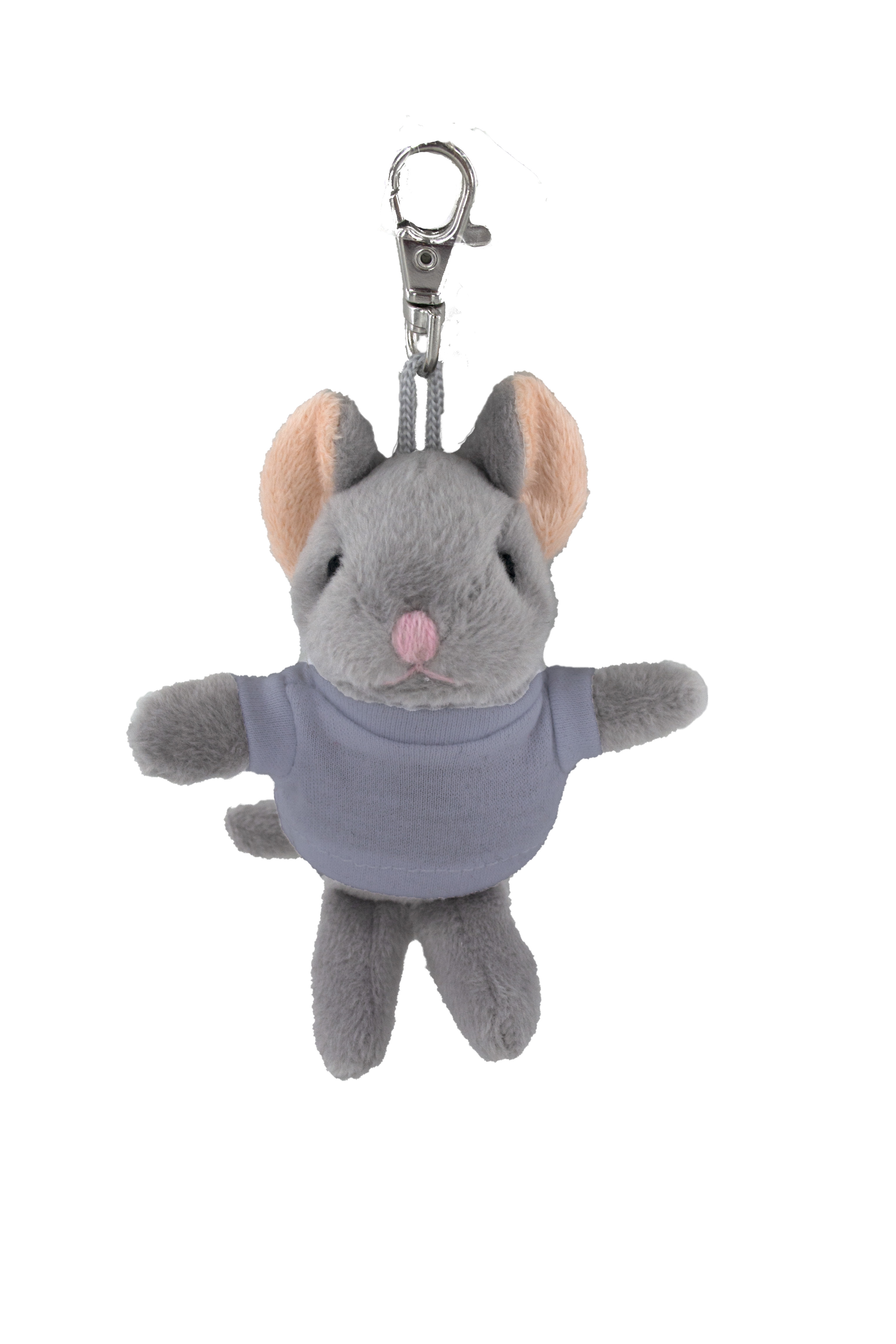 soft plush Mouse keychain with Tee 16