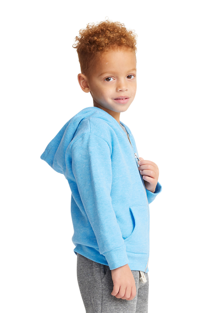 Toddler Triblend Fleece Zip Hoodie 3