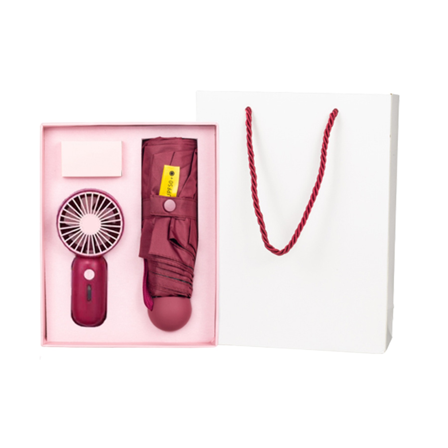 Hand Electric Fan Umbrella Gift Set 4
