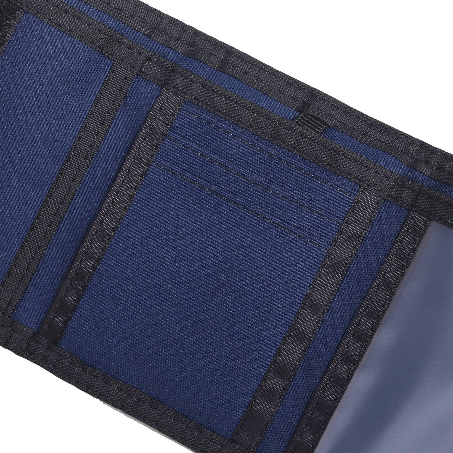 Trifold Canvas Outdoor Sports Wallet with Magic Sticker 8