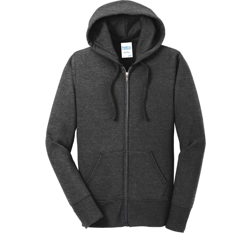 Port & Company Women's Core Fleece Full-Zip Hooded Sweatshirt., custom hoodie or sweatshirt with logo imprint 8
