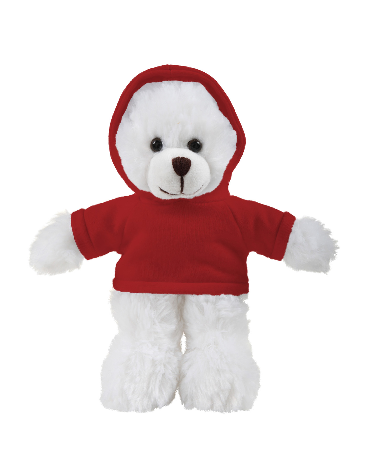 soft plush White Bear with hoodie 12