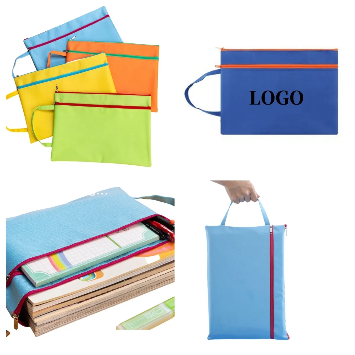 Waterproof Zipper File Bags 1