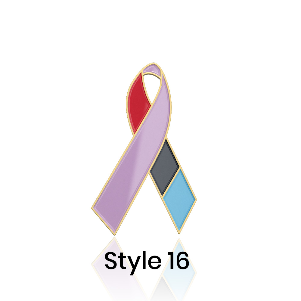 Stock Awareness Ribbon Pins 15