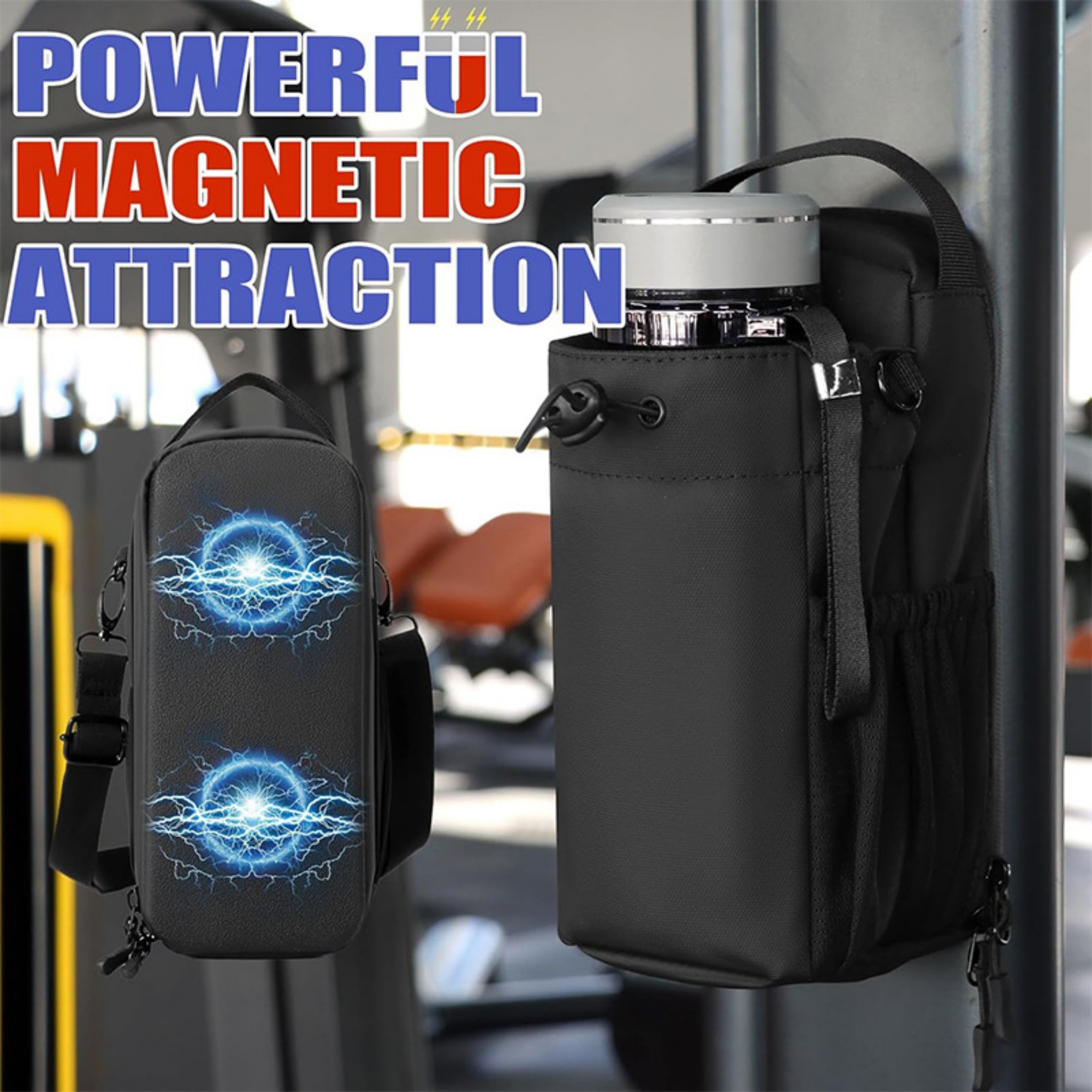 Magnetic Water Bottle Bag Sling Bag 4