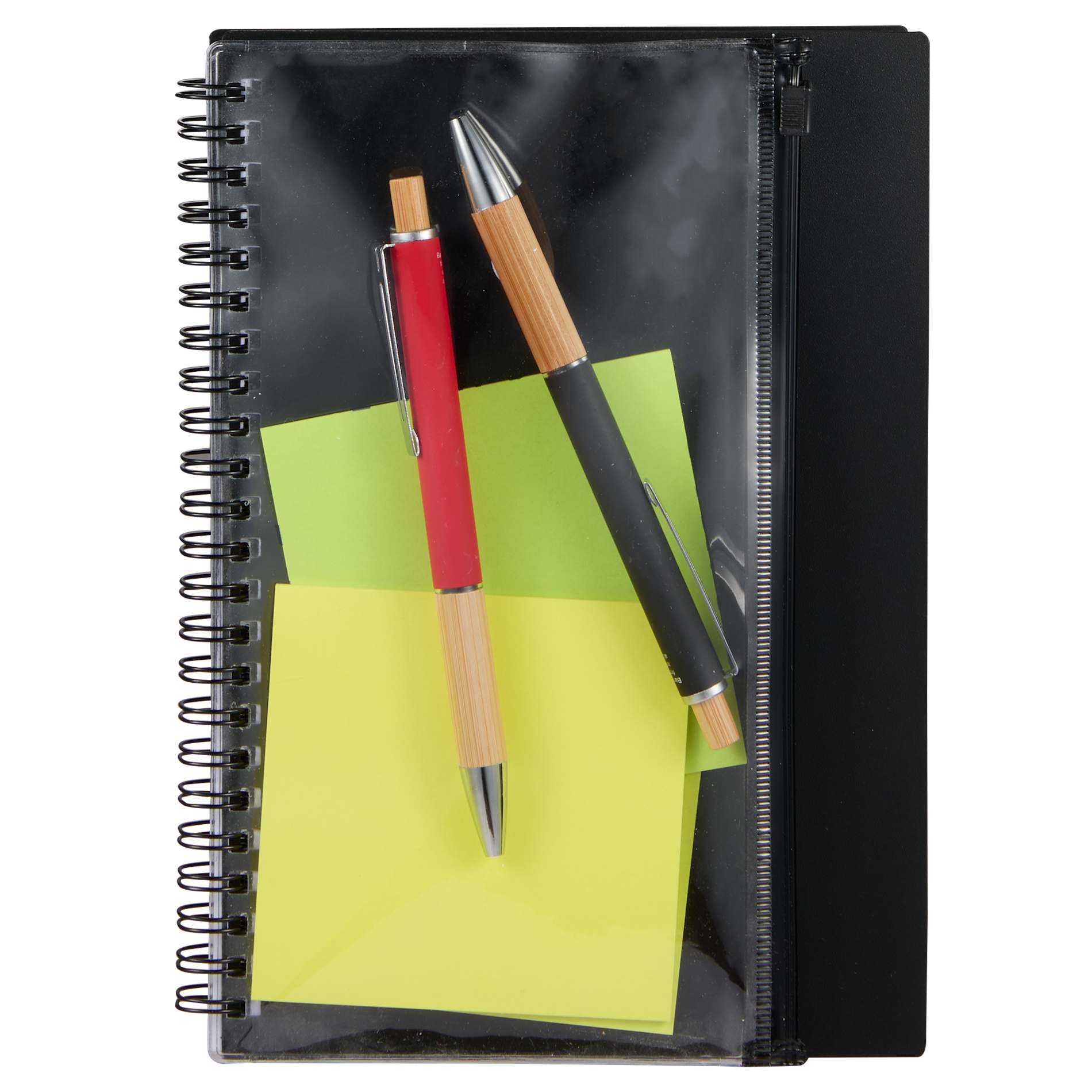5.5" x 8.5" Spiral Notebook with Clear Pocket 153