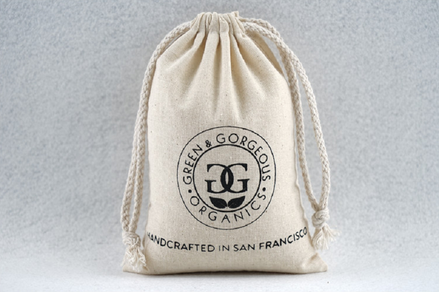 Cotton Canvas Drawstring Bag 8