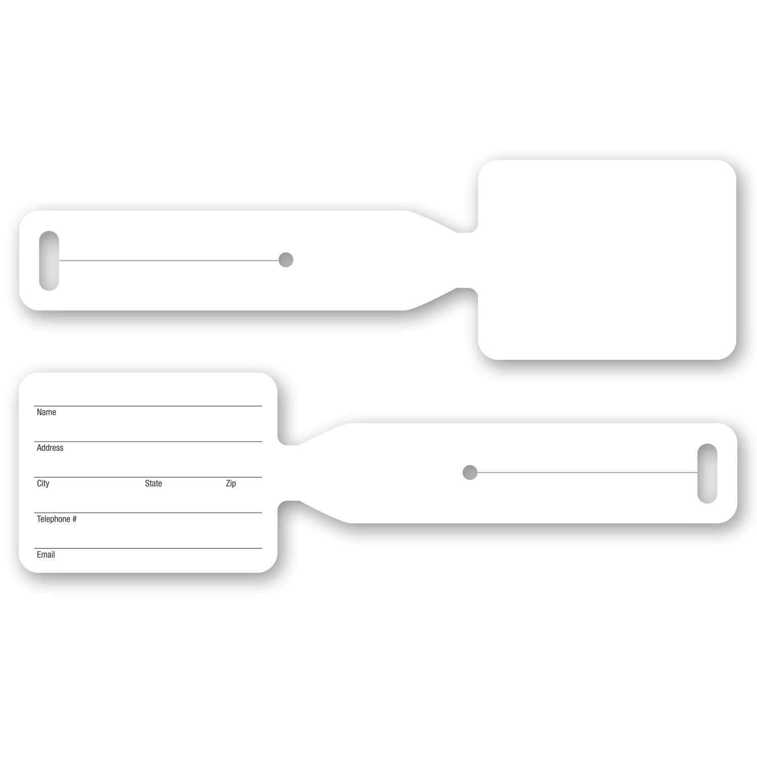 Ultra-Thin Luggage Tag - 10 mil 1