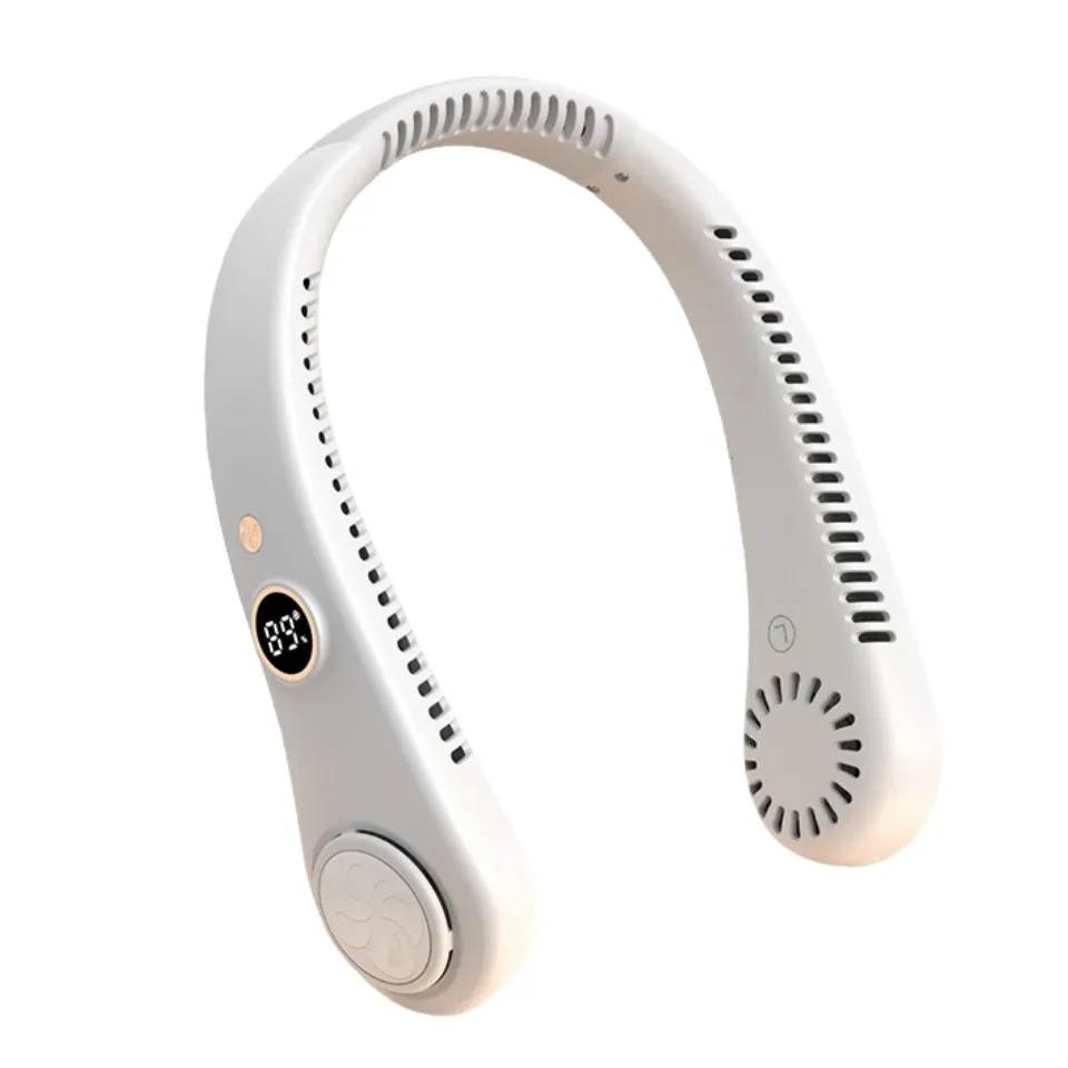 Bladeless Neck Fan with Digital Display 2