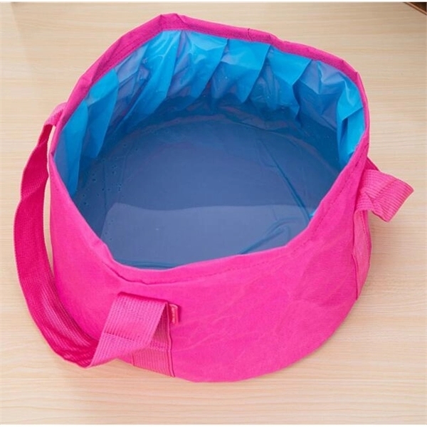 Outdoor Collapsible Bucket with Carring Pouch 3