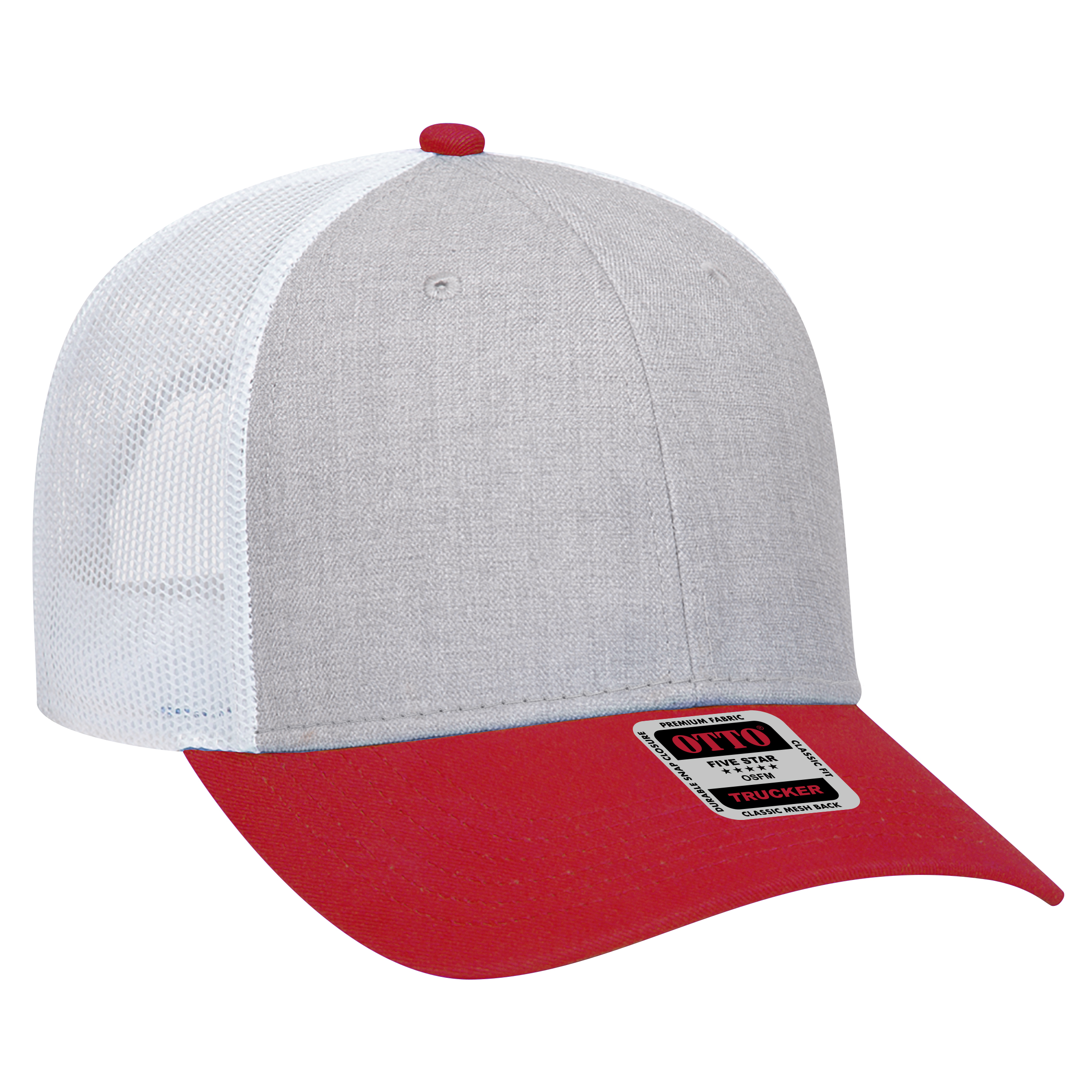 OTTO CAP® 6 Panel Low Profile Mesh Back Trucker Hat 17