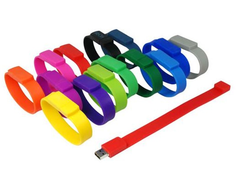 Custom Wristband 1GB USB Flash Drives 2