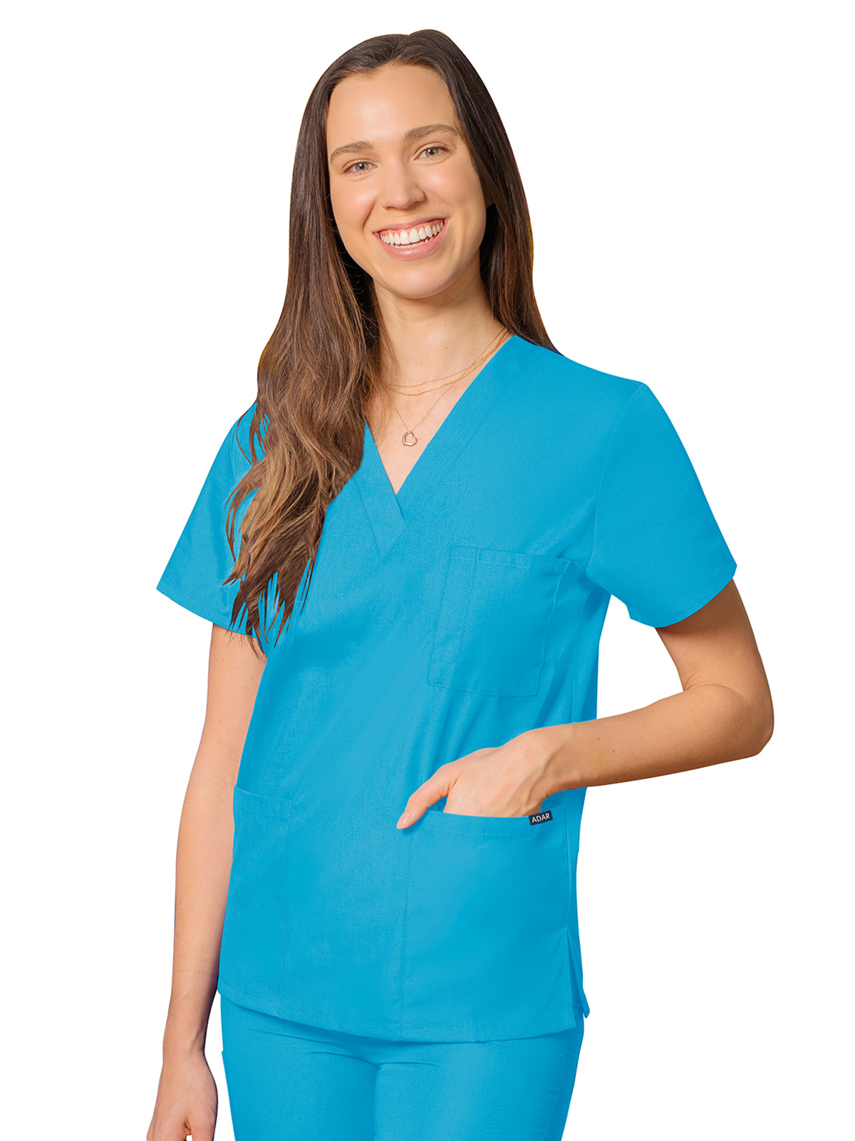 Adar - Universal - Unisex 3-Pocket V-Neck Top 14