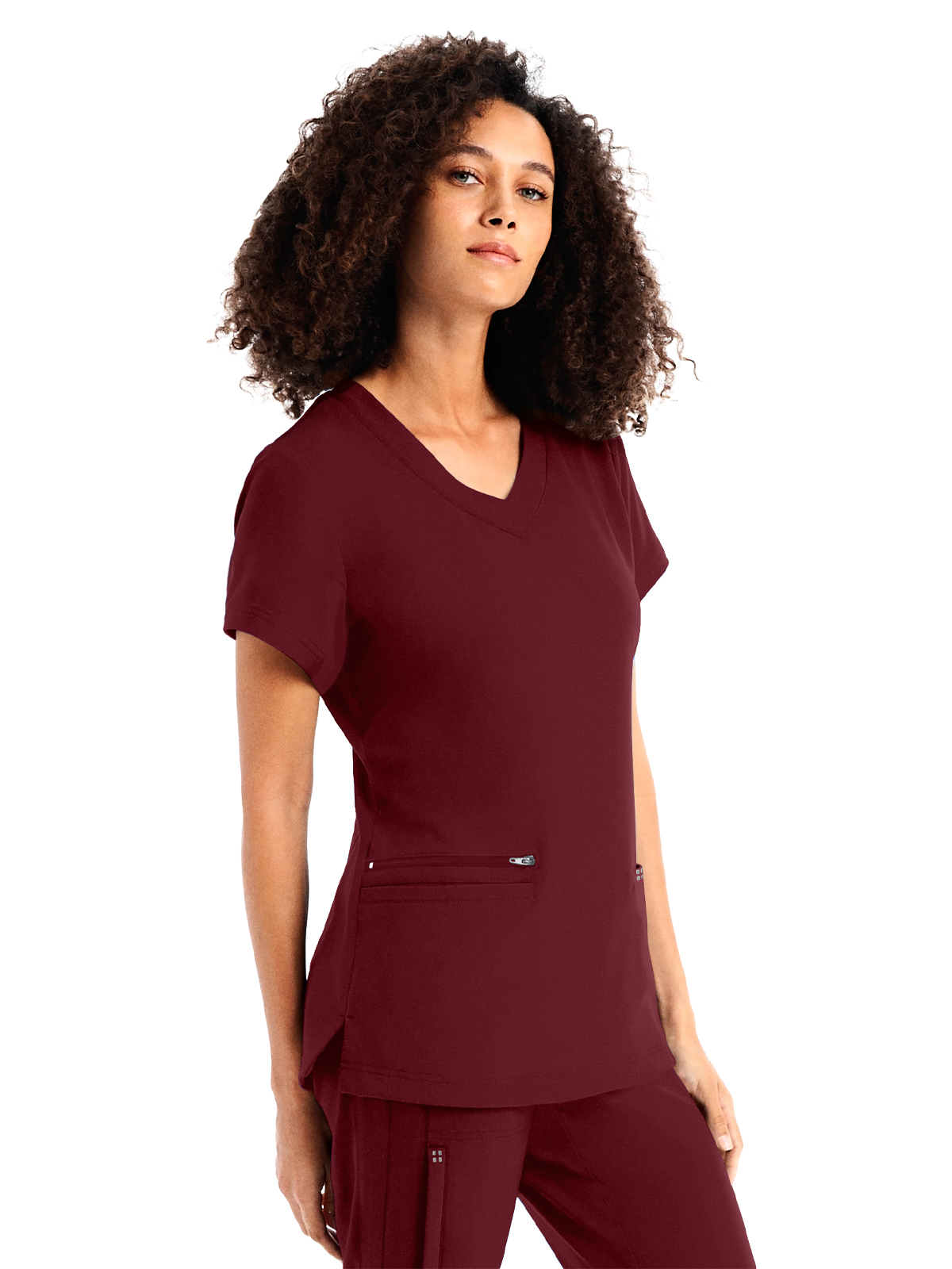 White Cross - CRFT - Women's Three-Pocket V-Neck Top 6