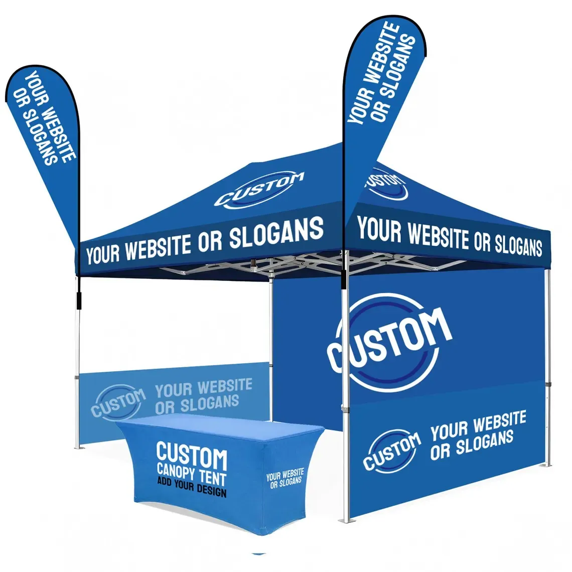 10'x15' Custom Tent Set with Digital Full Dye Sublimated 6