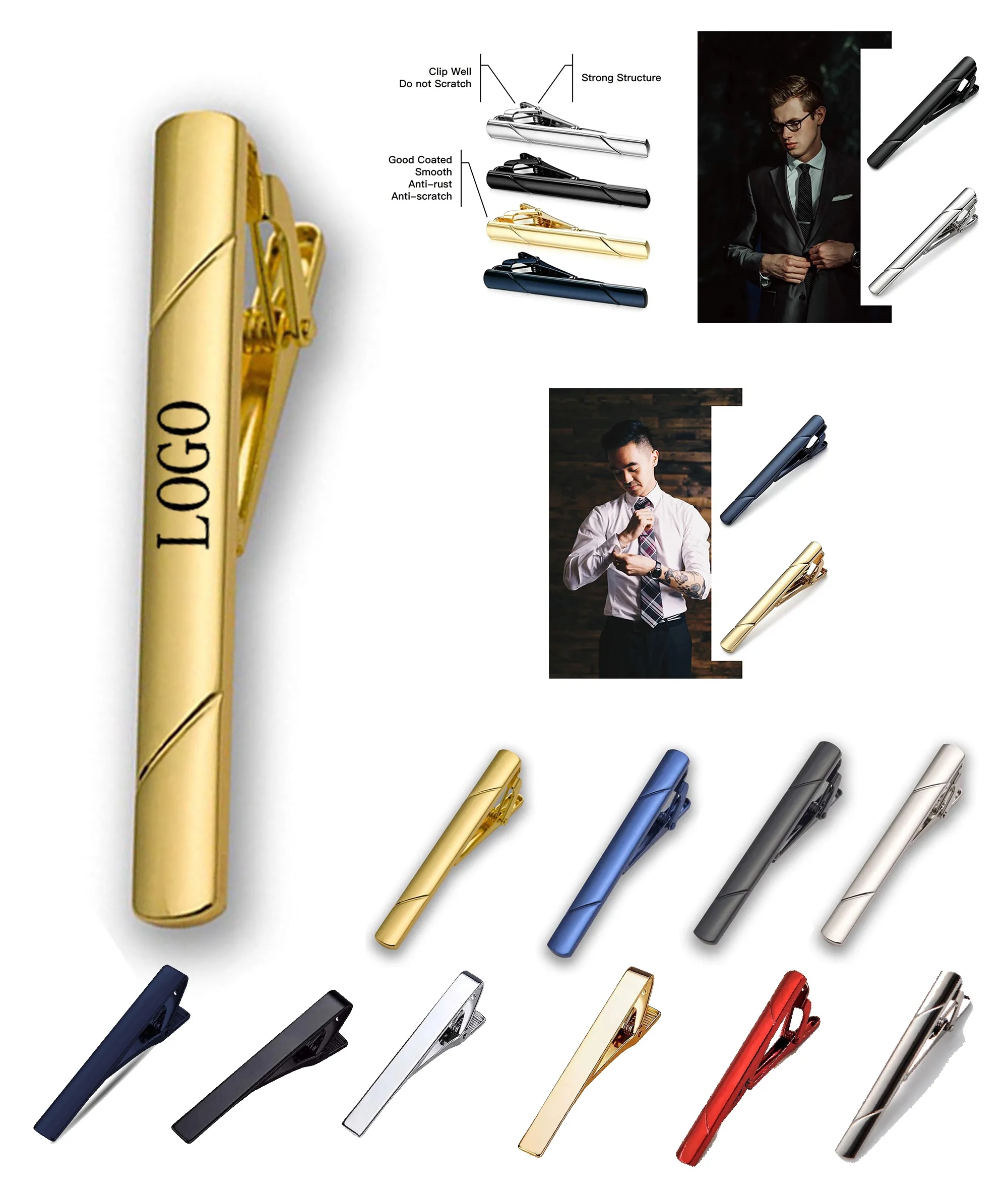 Tie Clips for Men 14