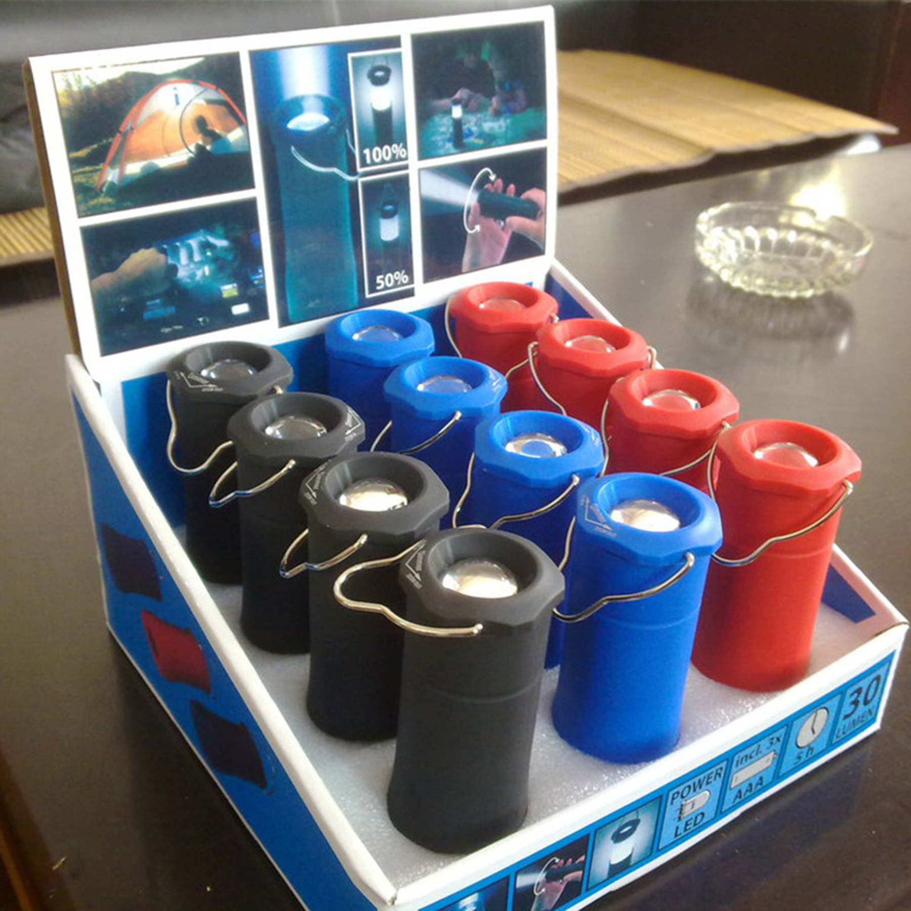 Outdoor LED Camping Lantern Light and Flashlight 3