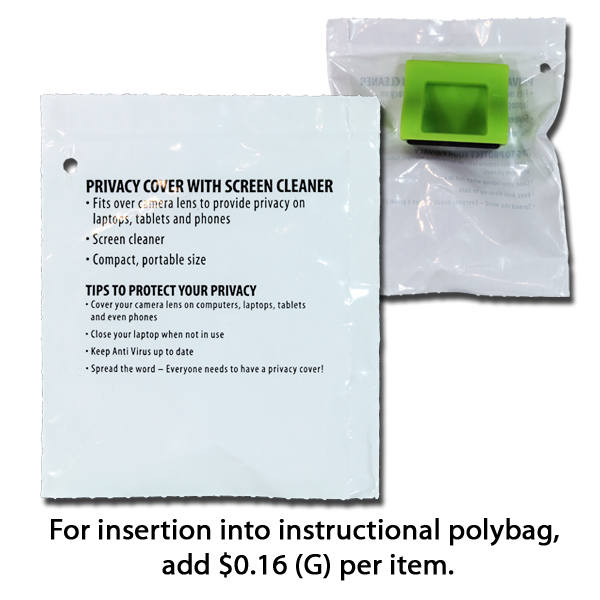 Privacy Cover with Screen Cleaner 17