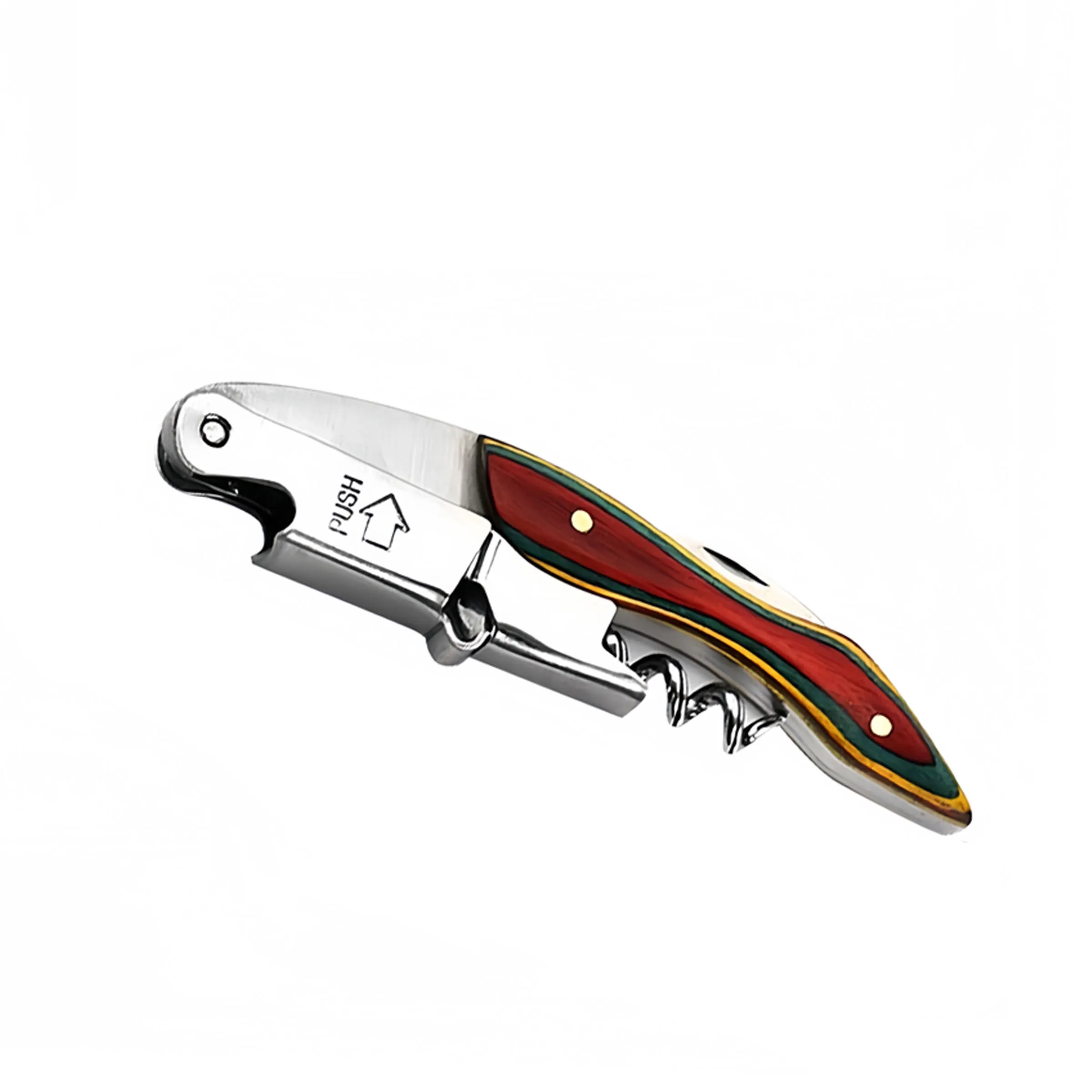 Stainless Steel Creative Haima Knife Red Wine Bottle Opener 5