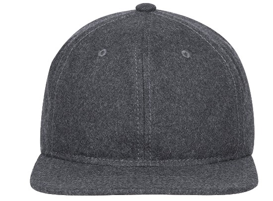 OTTO CAP® 6 Panel Mid Profile Flat Visor Strapback Hat 8
