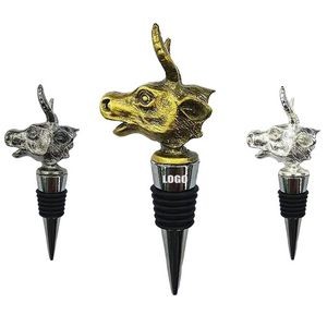 Elegant Antelope Design Alloy Wine Stopper 21