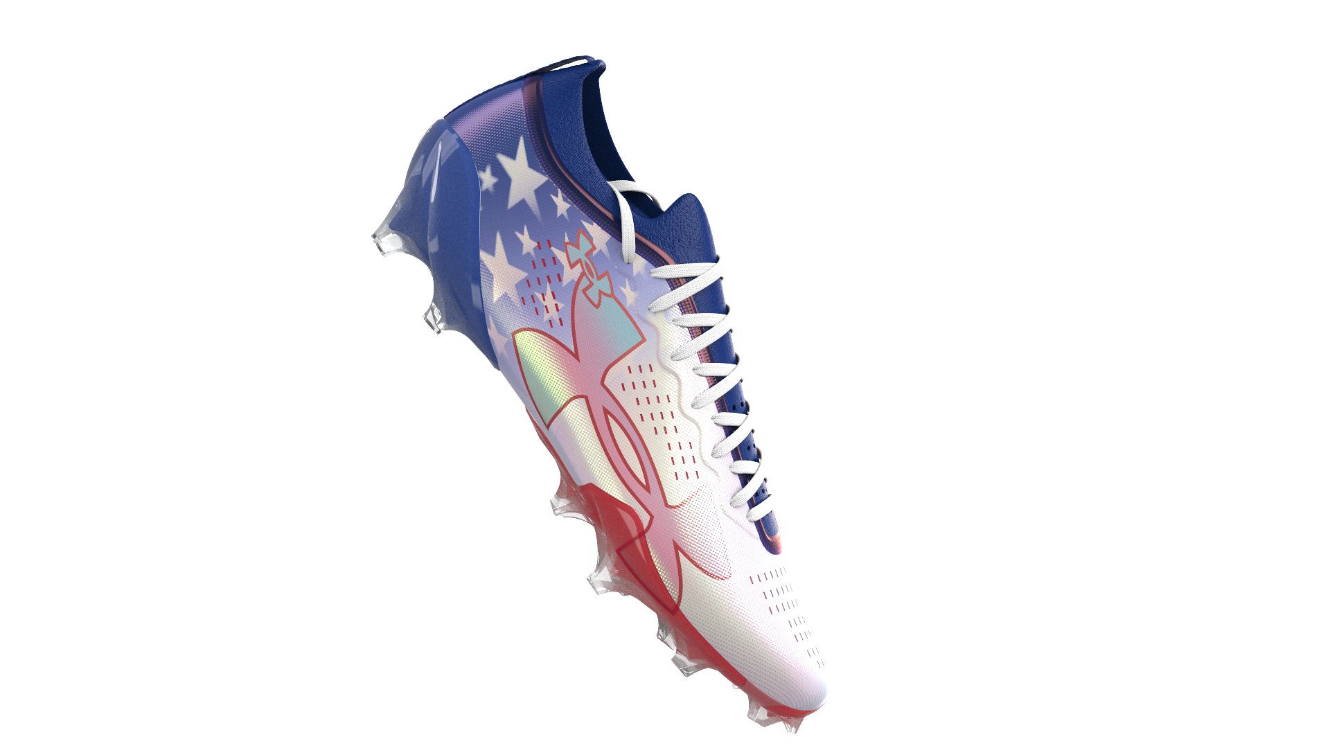 UA Blur Pro USA Football Cleats 2