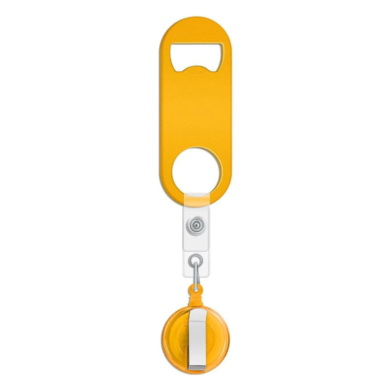 Retractable Badge Holder W/ Beer Bottle Opener & Clip 5