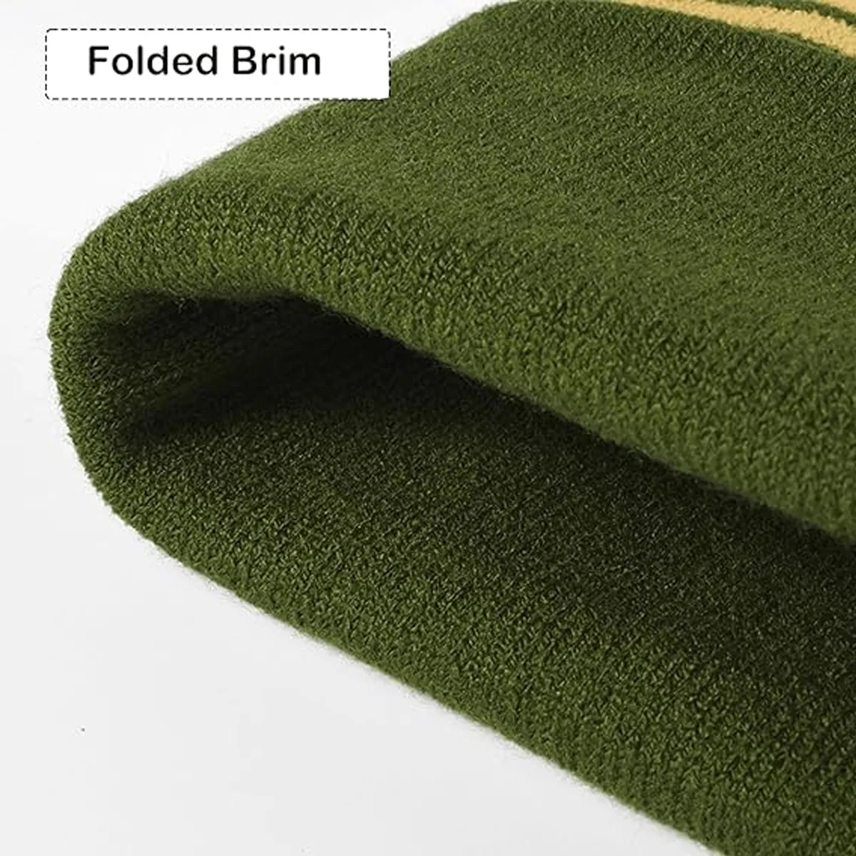 Colorful Acrylic Knit Beanie With PomPom 6