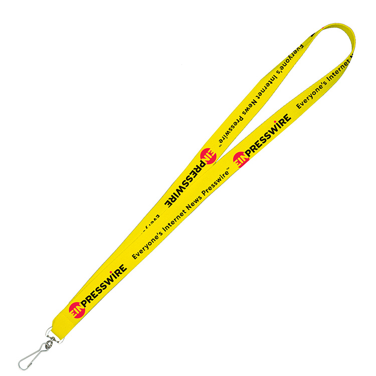"DEWITT RECYCLED" 3/4" Import Air Ship Recycled RPET Super Fine Detail Woven-In Lanyard 13