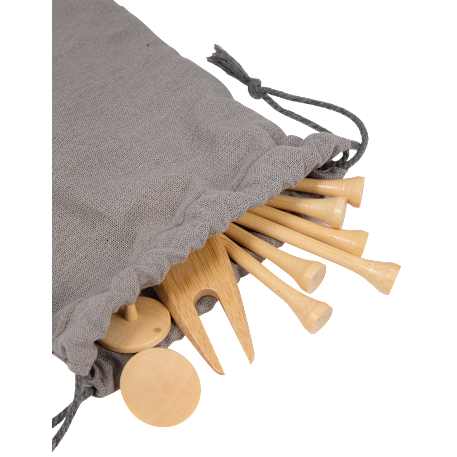Bamboo Golf Tee Set with Recycled Pouch 39