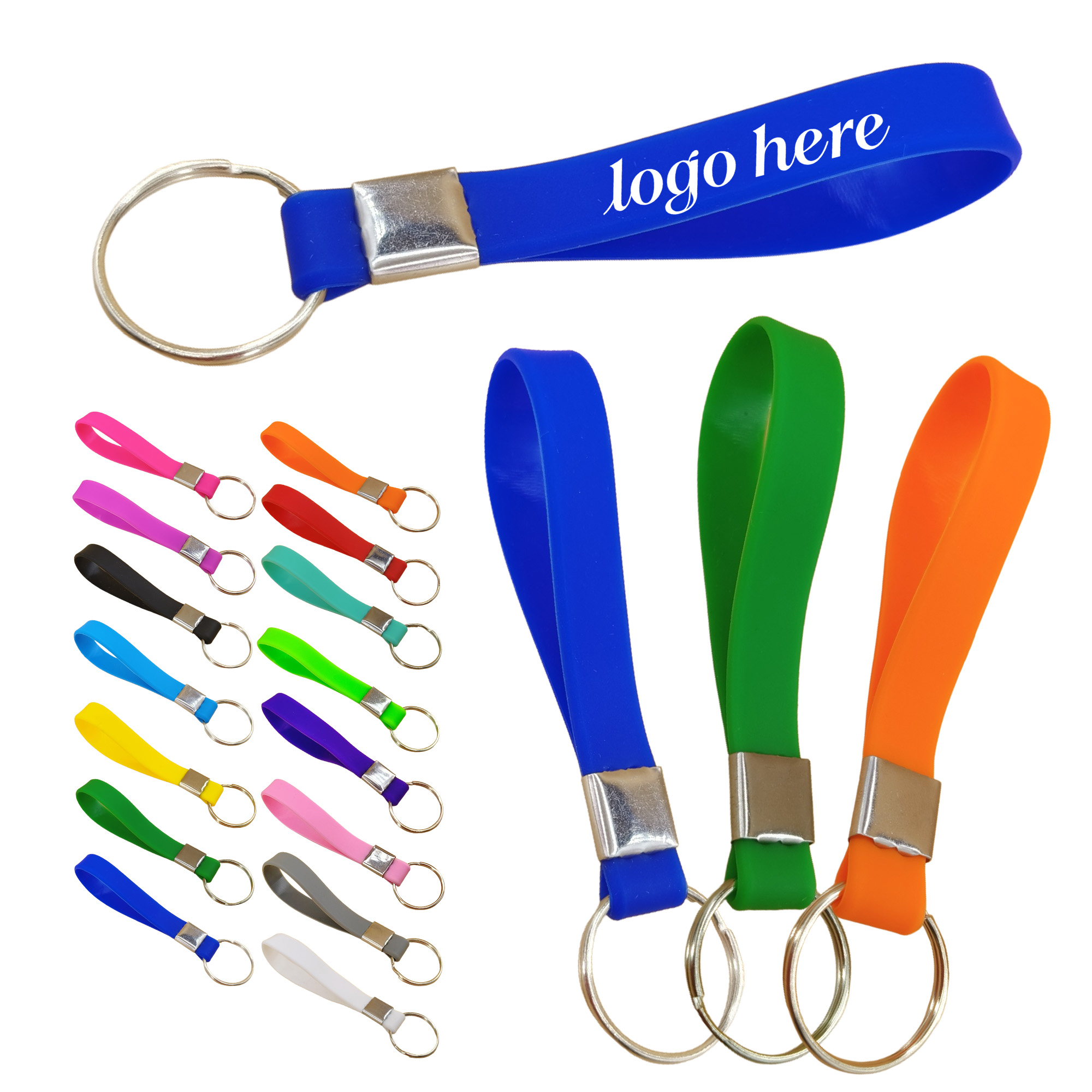 Silicone Wristband Keychain 1