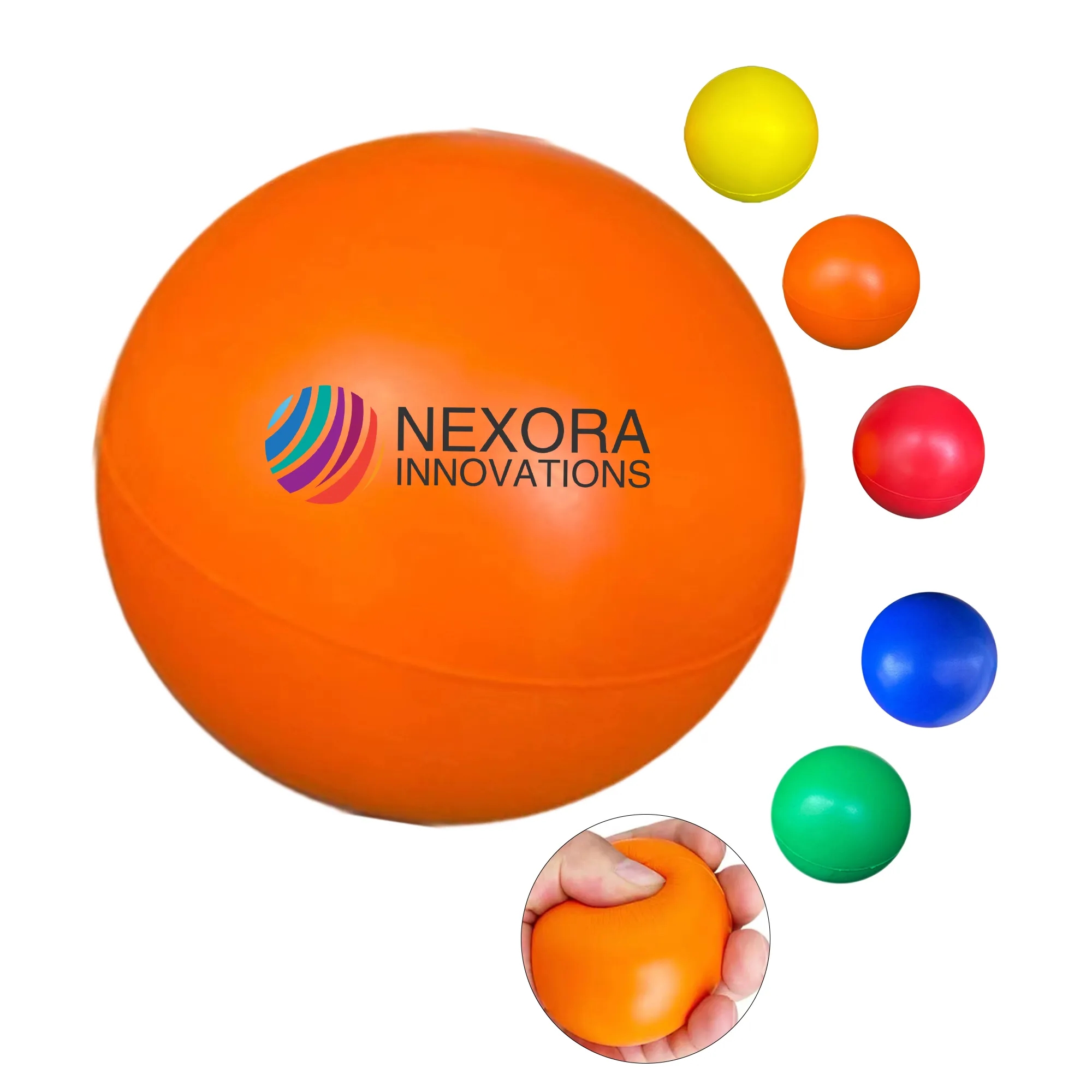 PU Sponge Stress Ball for Relief and Hand Exercise 2