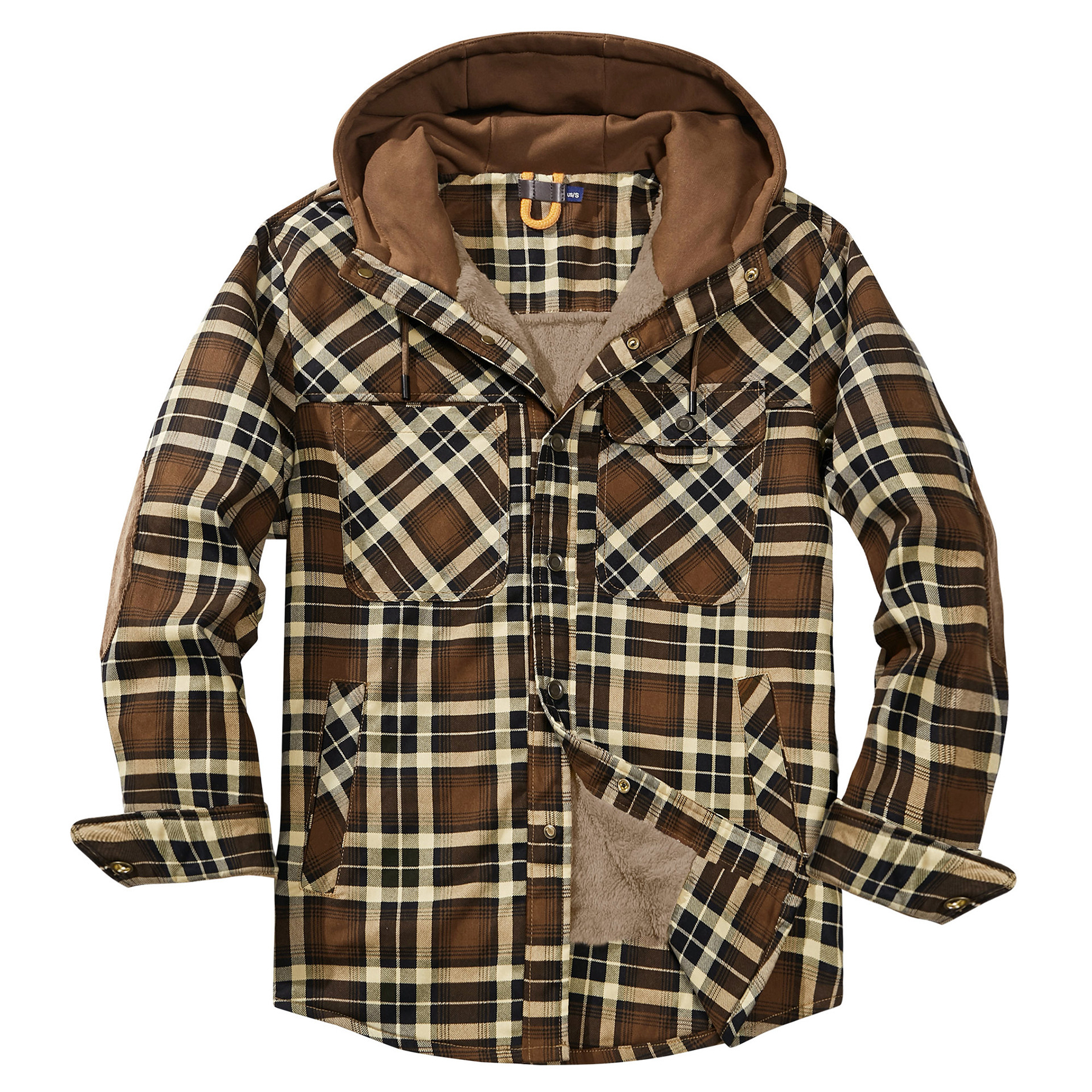 Men's Casual Plaid Shirt 12
