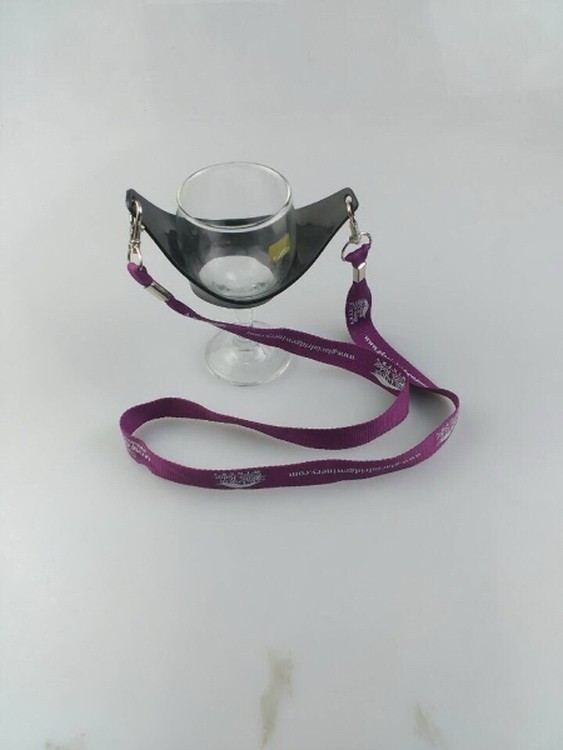 Polyester Lanyard With Wine Holder 2