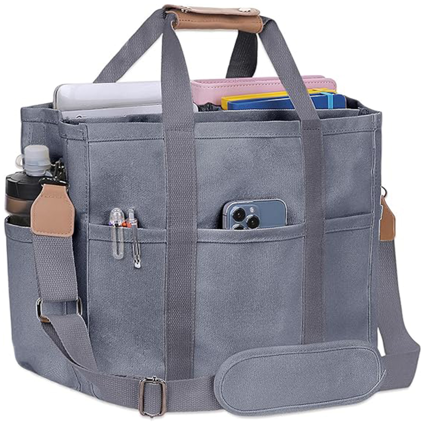Multifunctional Canvas Tote Bag 9