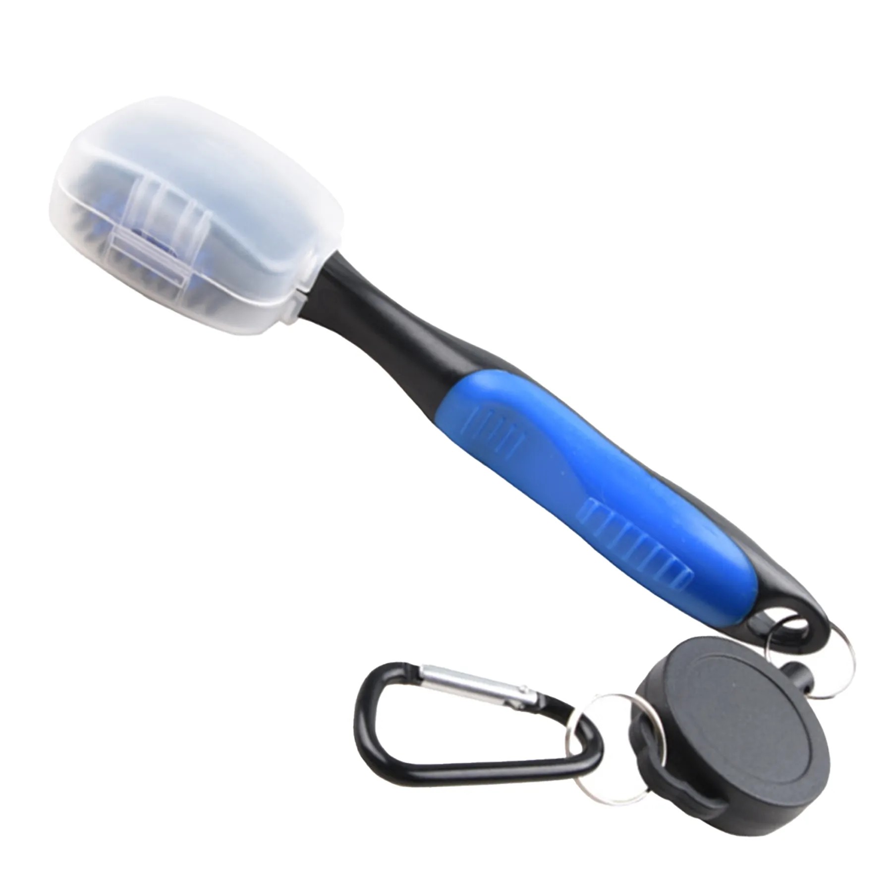Double-Faced Golf Club Brush With Retractable Chain 4