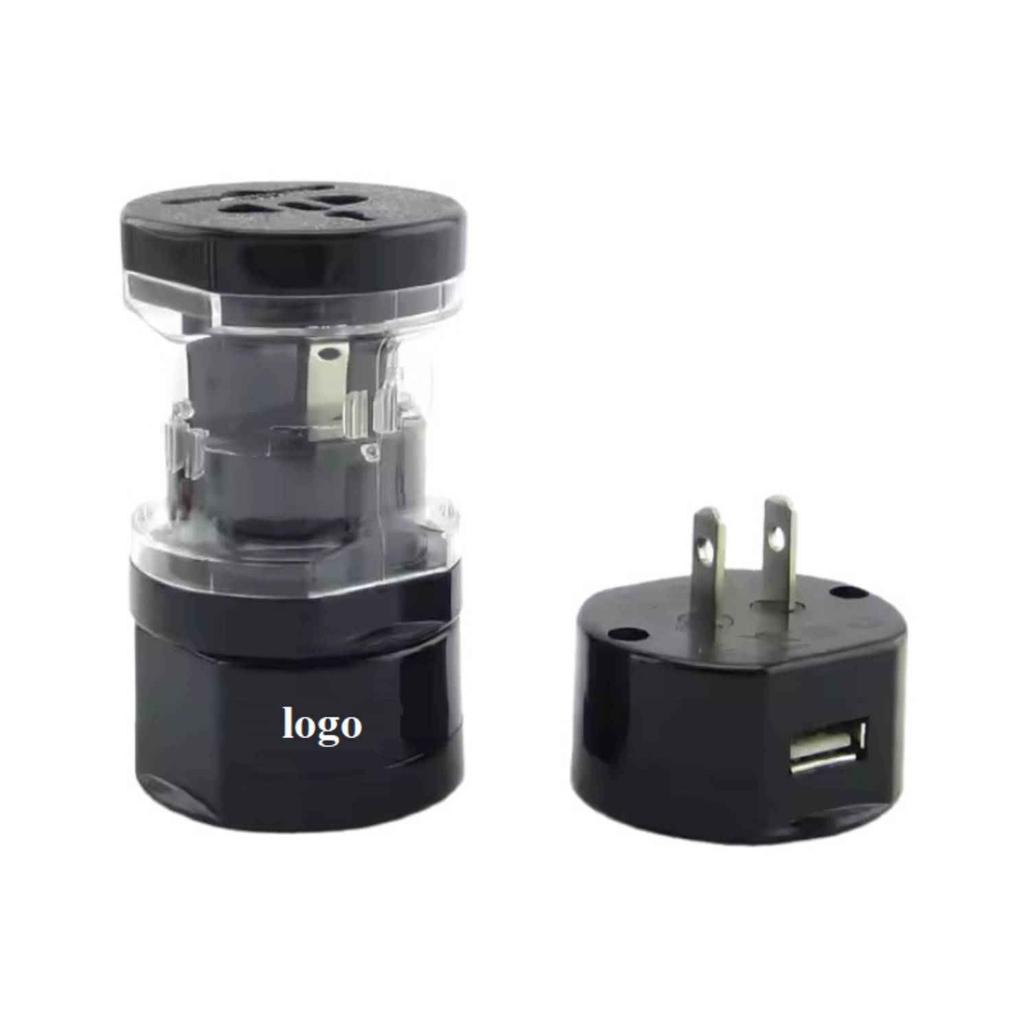 4-in-1 Universal Travel Adapter with USB Port 5