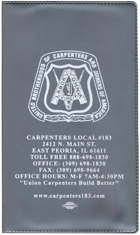 Standard Vinyl Cover Weekly Pocket Planner 18