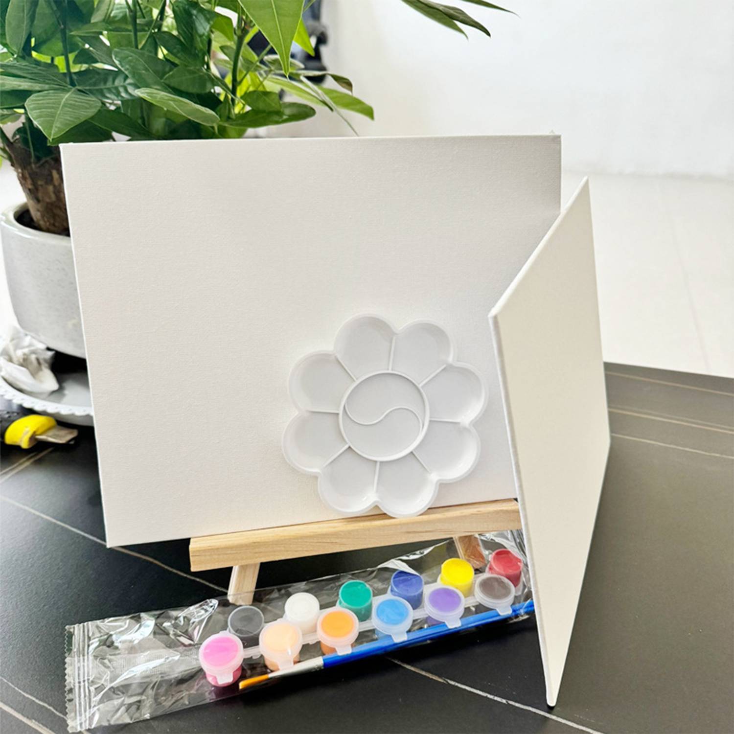 Cotton Linen Acrylic DIY Art Canvas Board 5