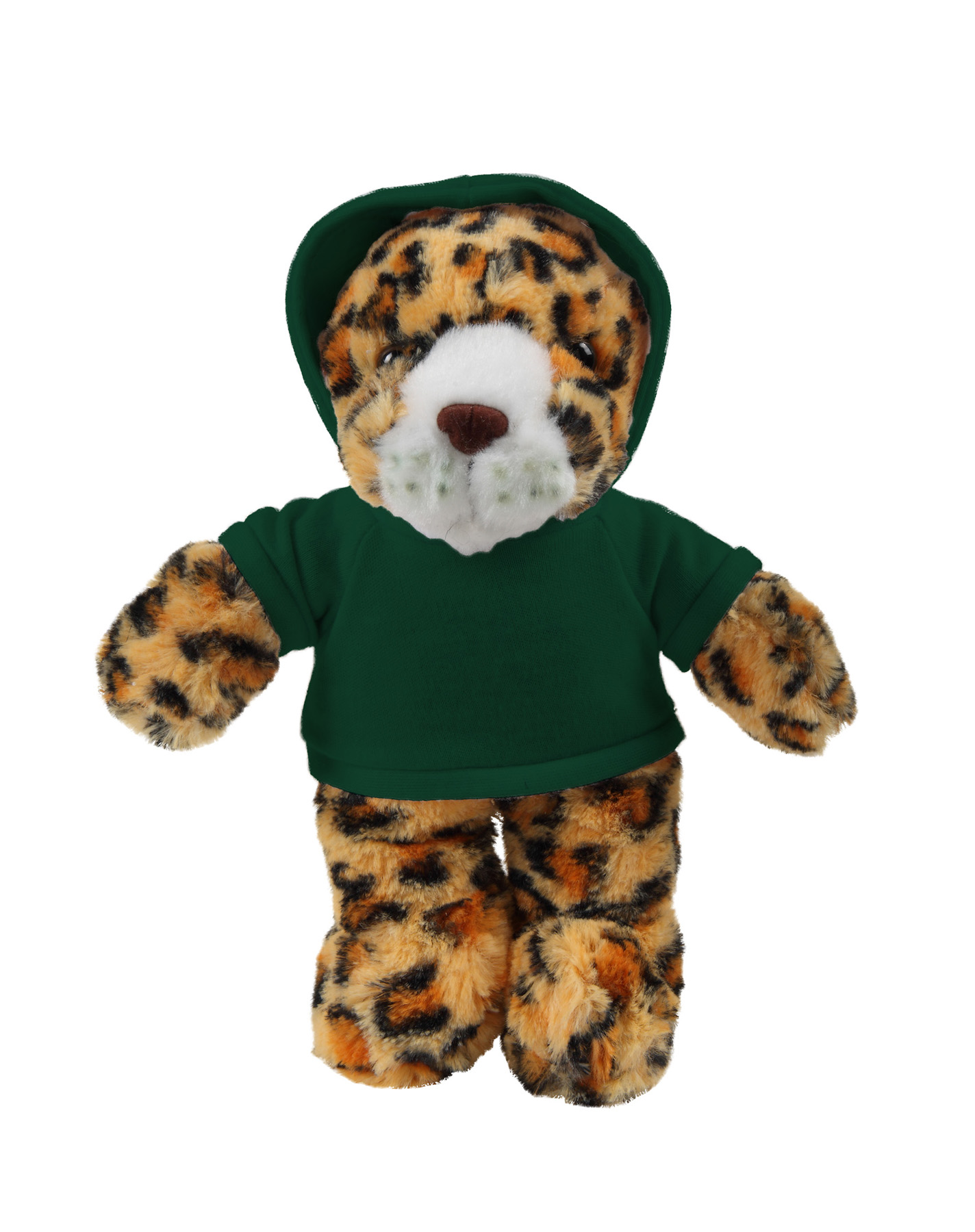 soft plush Leopard with hoodie 14