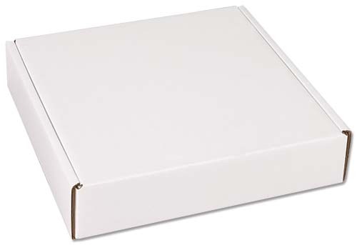 10 1/4" x 10 1/4" x 2 1/4" - B-Flute Outside Tuck Box 1