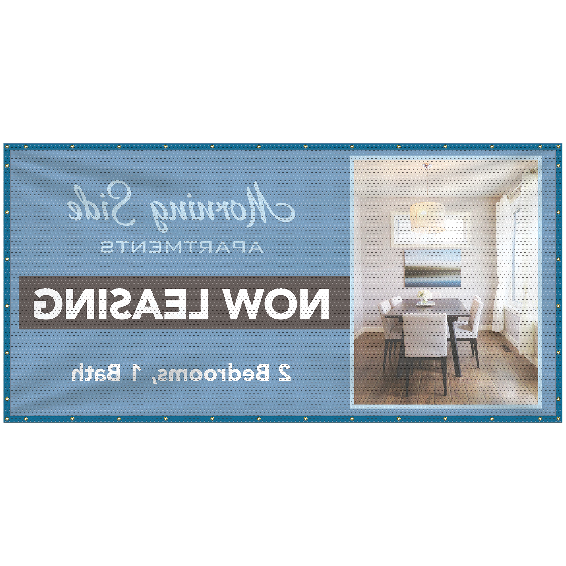 6' x 12' Polyester Mesh Banner 9