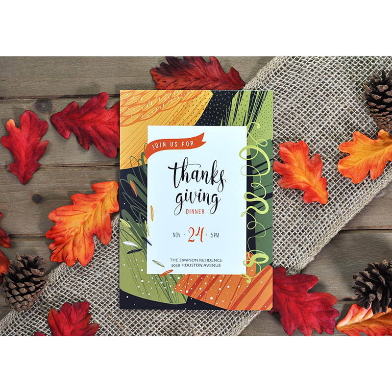 Custom Full Color 5 X 7 Inch Invitation Cards 54