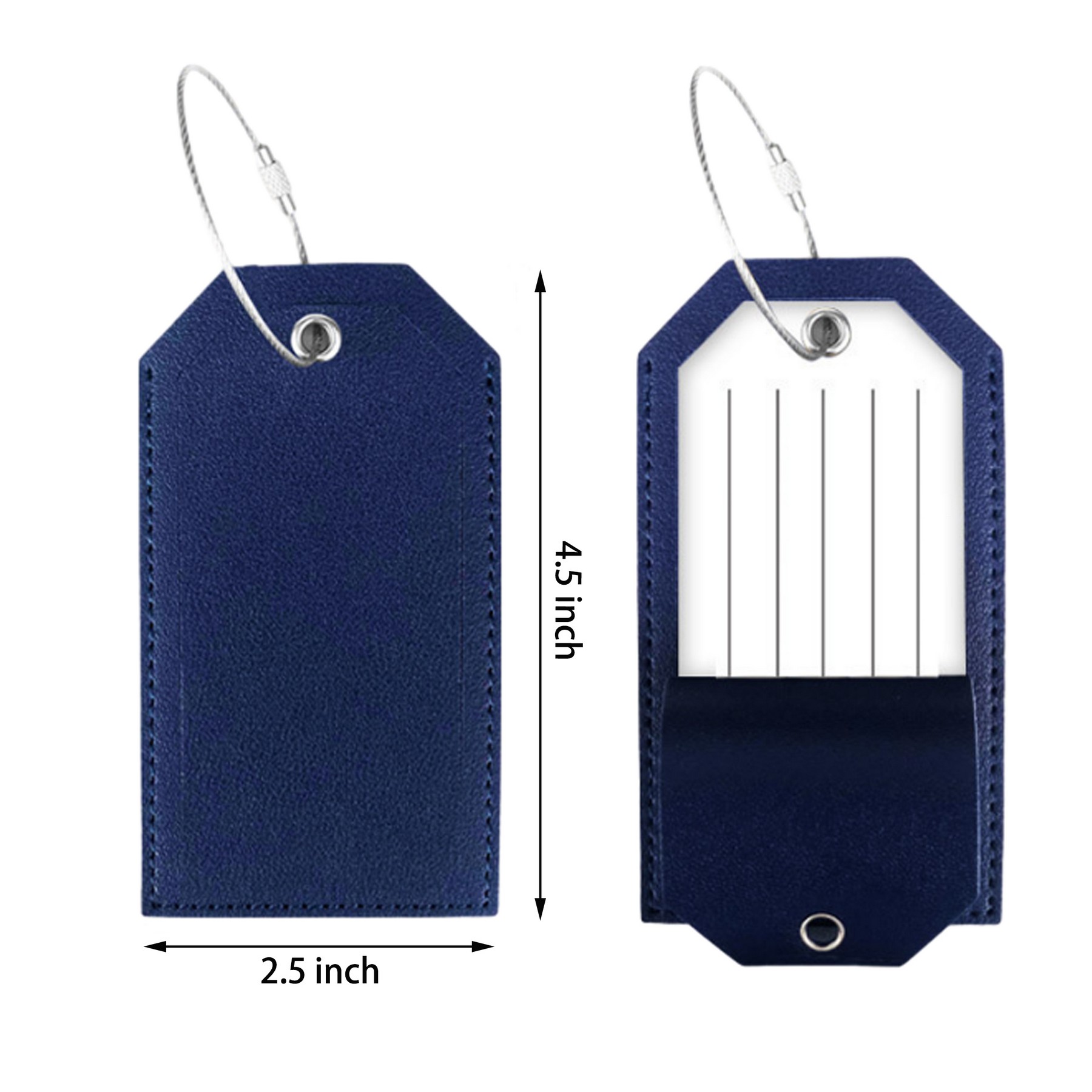Pu Leather Luggage Tag 2