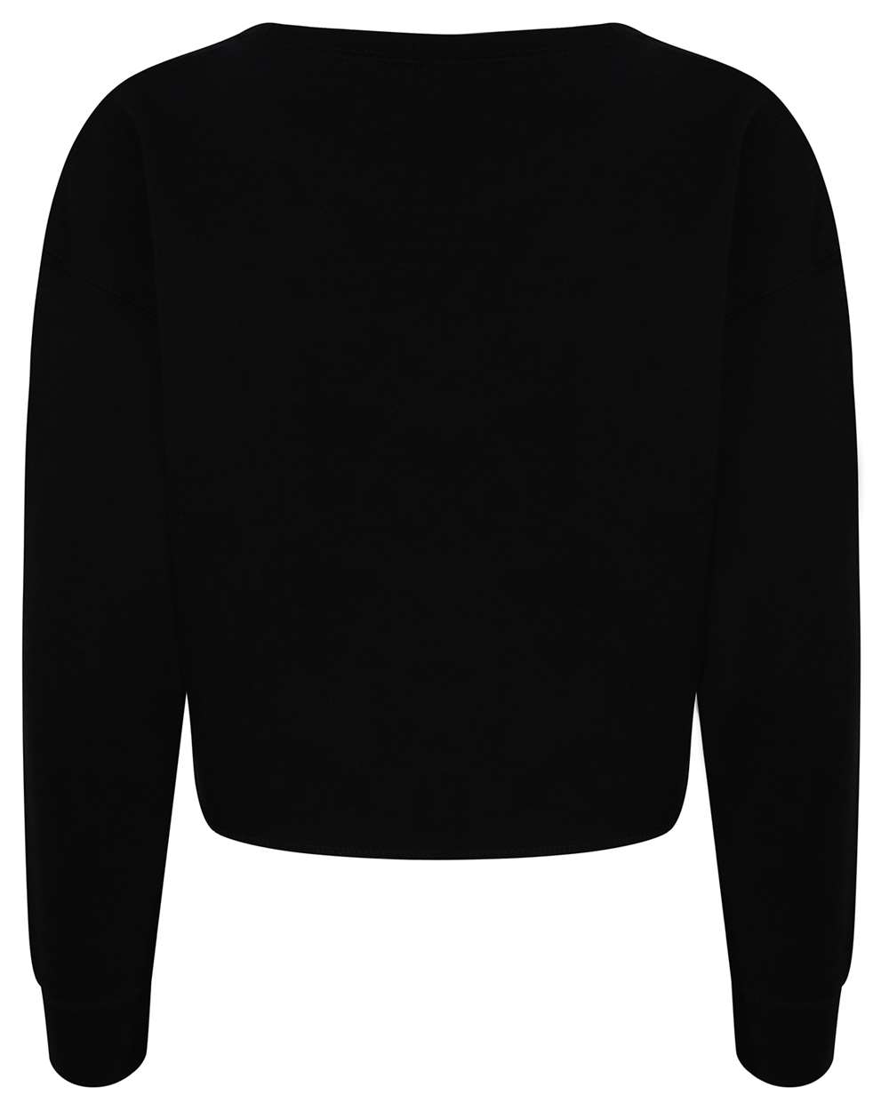 Women's Cropped Crewneck Sweatshirt - JHA035 3