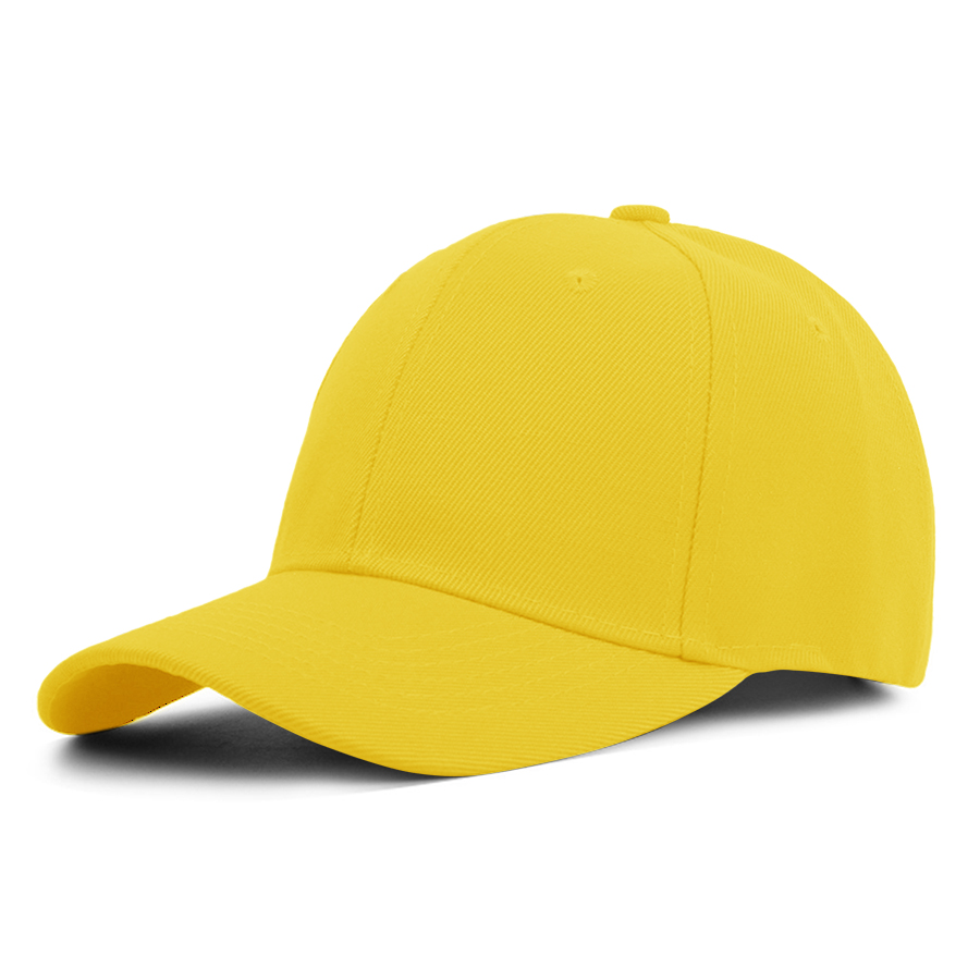 Stock Solid Color Polyester 6-Panel Cap 47