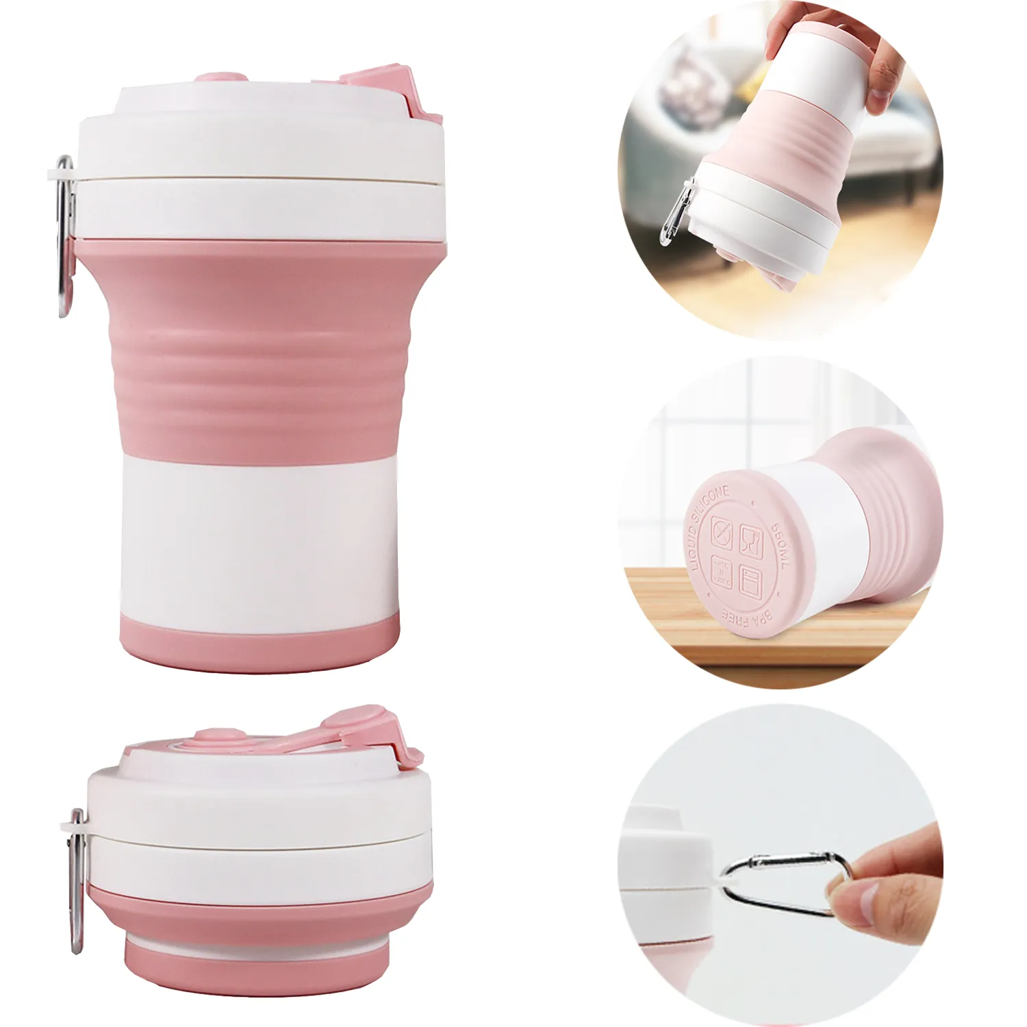 Pocket Size Silicone Cup for Camping and Hiking 4